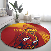 La Furia Roja Campeones del Mundo Round Carpet Espana El Toro