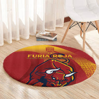 La Furia Roja Campeones del Mundo Round Carpet Espana El Toro