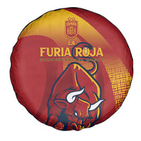 La Furia Roja Campeones del Mundo Spare Tire Cover Espana El Toro