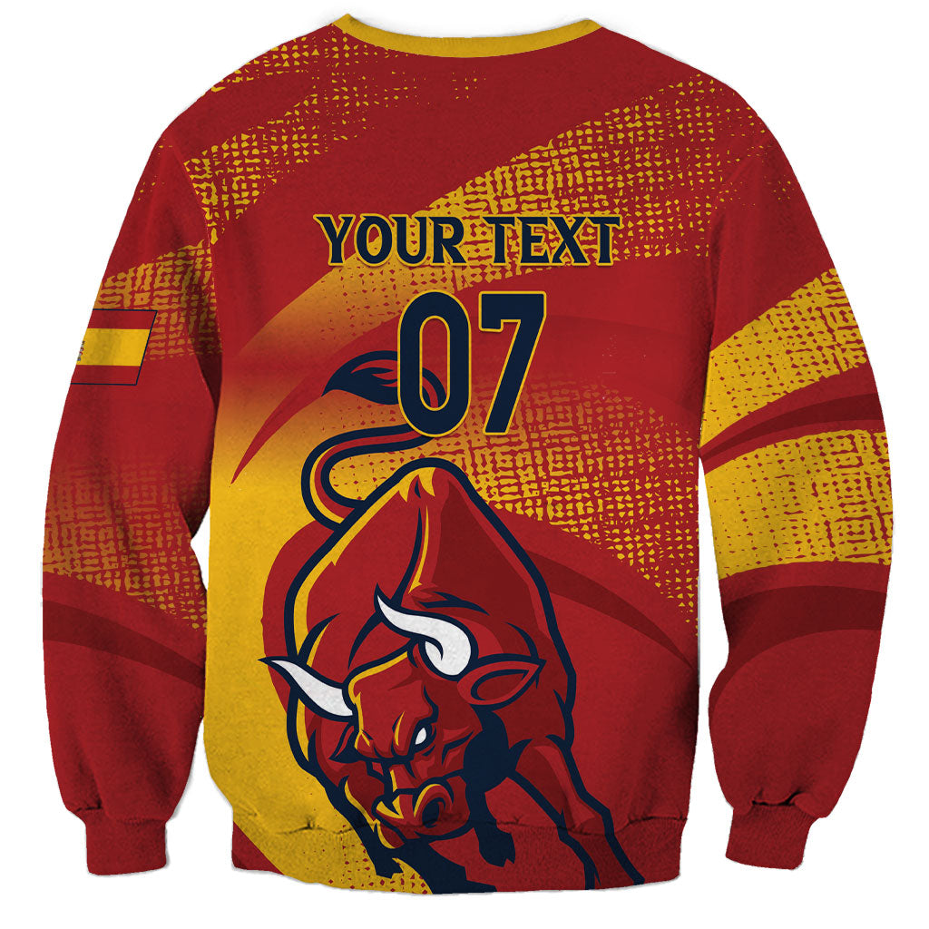 La Furia Roja Custom Campeones del Mundo Sweatshirt Espana El Toro
