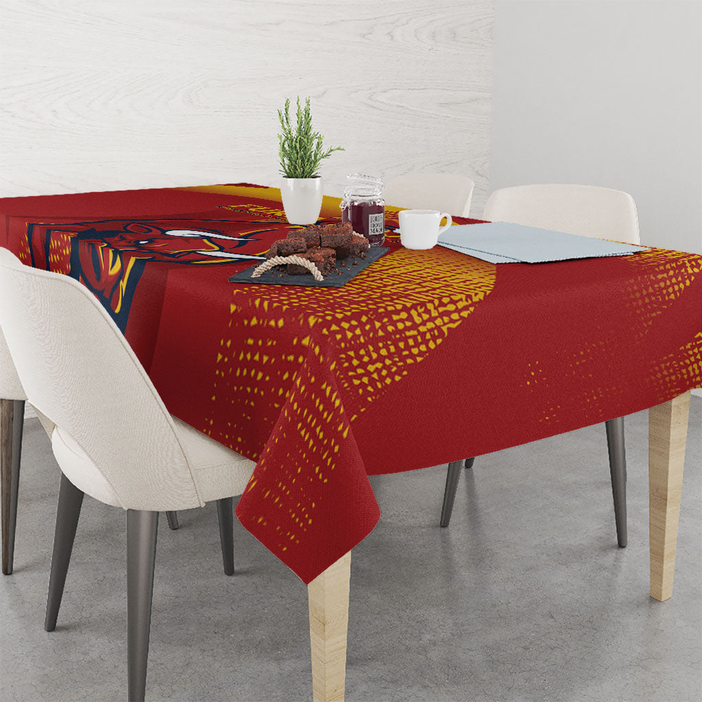 La Furia Roja Campeones del Mundo Tablecloth Espana El Toro