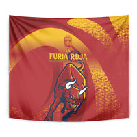La Furia Roja Campeones del Mundo Tapestry Espana El Toro
