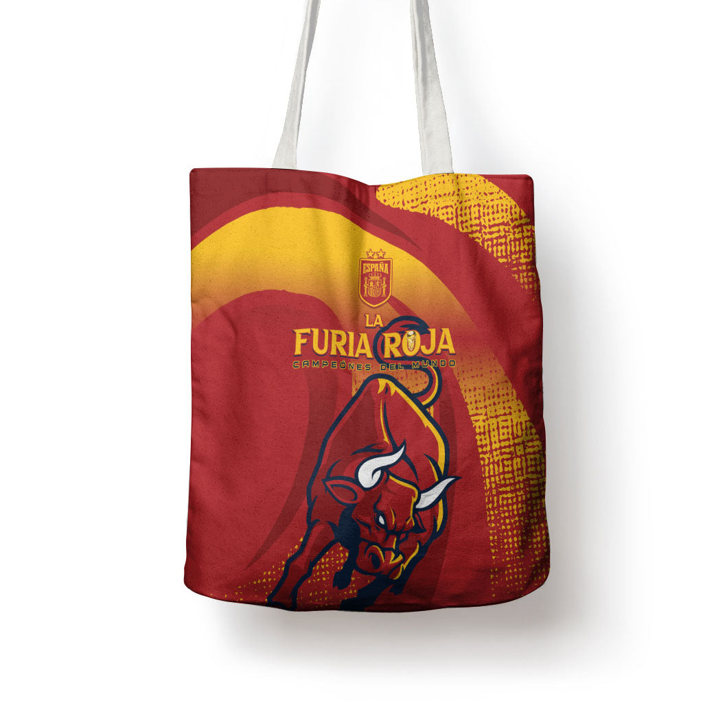 La Furia Roja Campeones del Mundo Tote Bag Espana El Toro