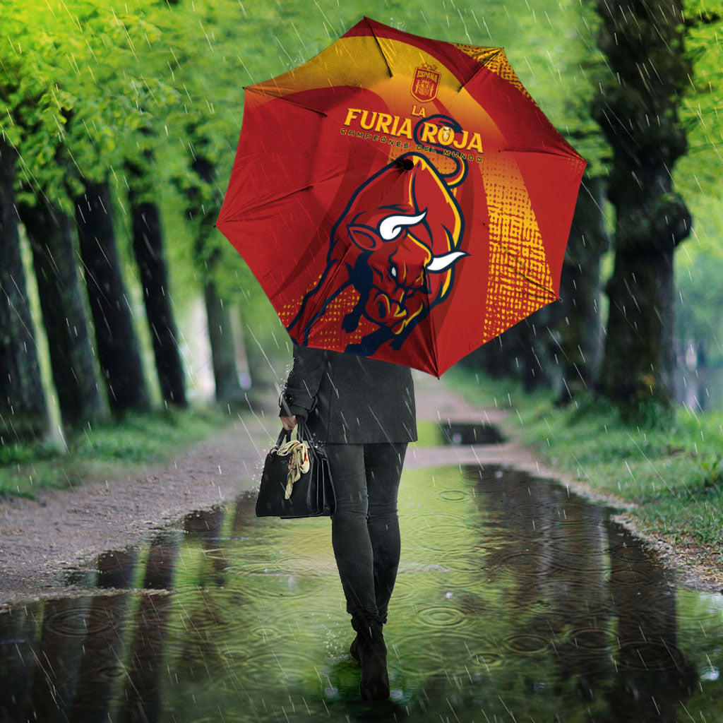 La Furia Roja Campeones del Mundo Umbrella Espana El Toro