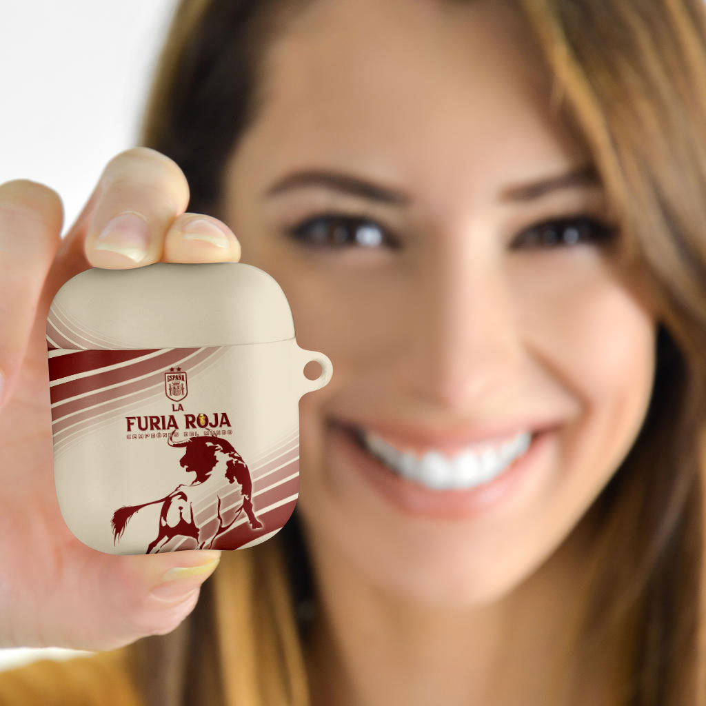 Spain La Roja AirPods Case Campeones del Mundo - Away Color
