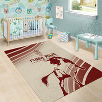Spain La Roja Area Rug Campeones del Mundo - Away Color