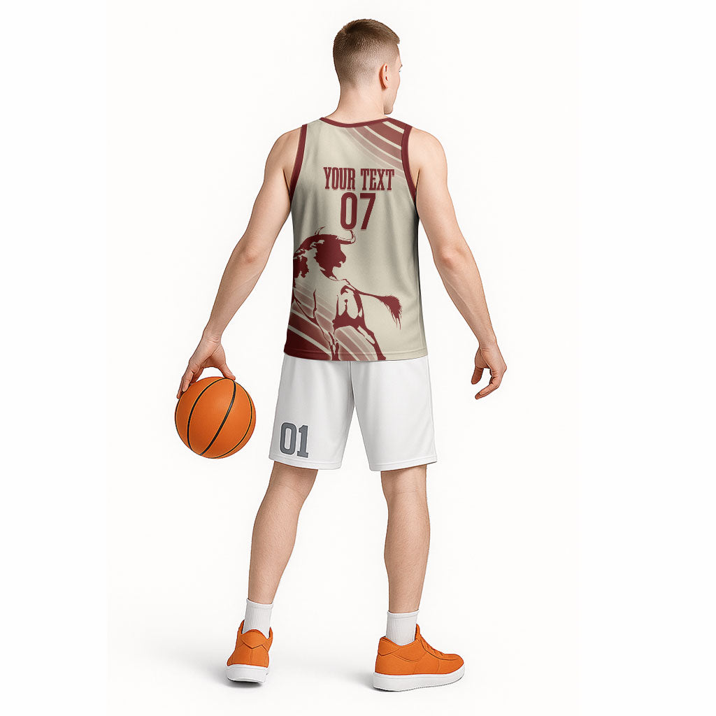 Spain La Roja Custom Basketball Jersey Campeones del Mundo - Away Color