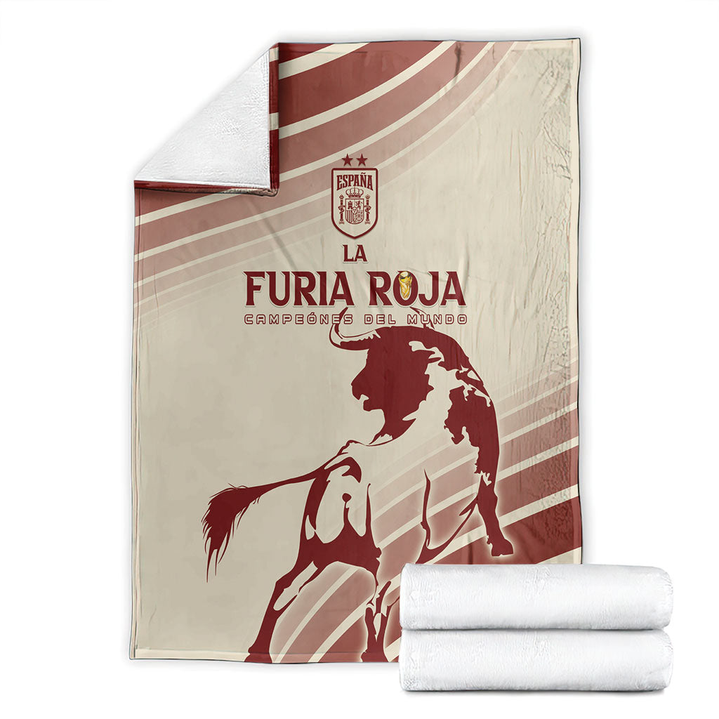 Spain La Roja Blanket Campeones del Mundo - Away Color