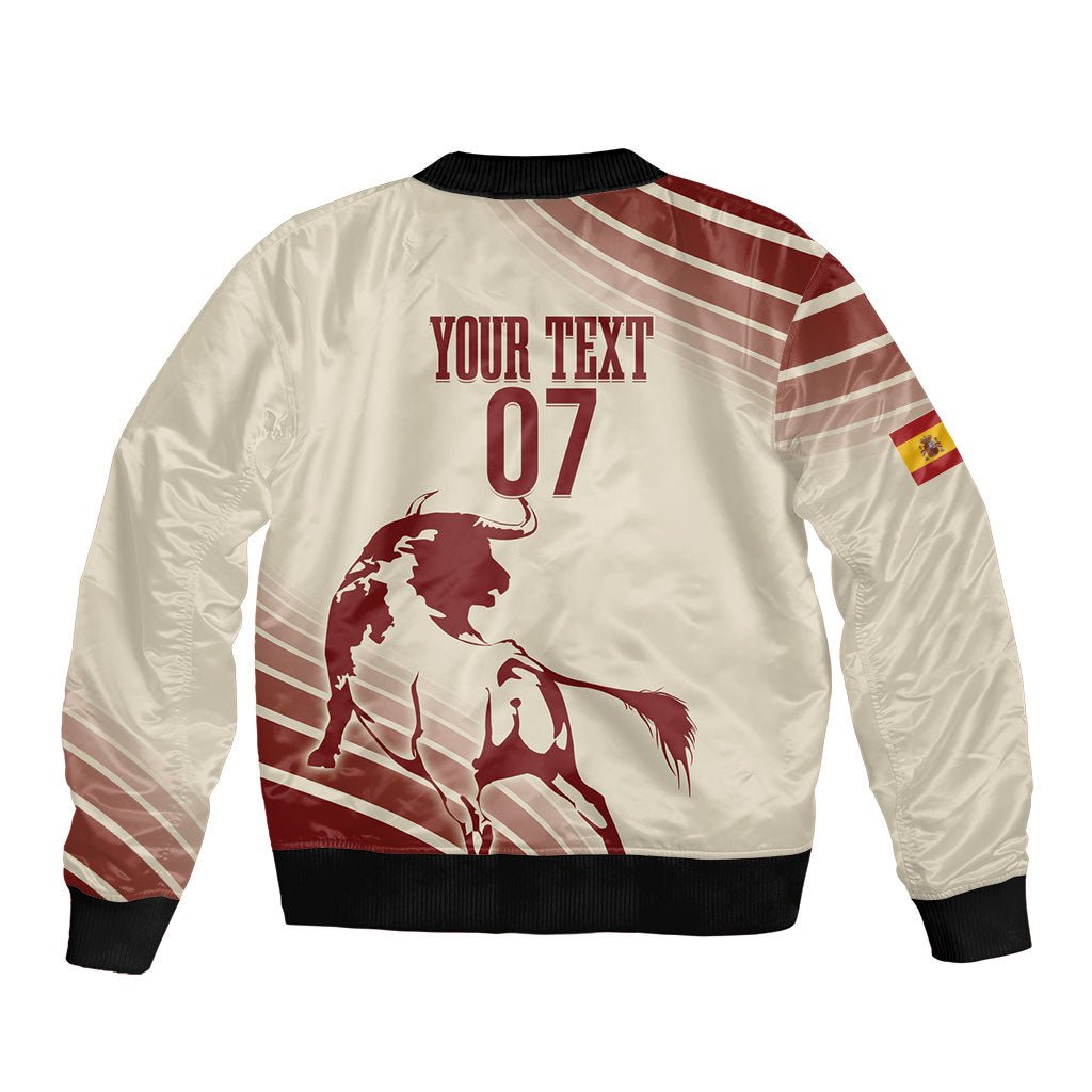 Spain La Roja Custom Bomber Jacket Campeones del Mundo - Away Color