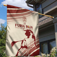 Spain La Roja Garden Flag Campeones del Mundo - Away Color