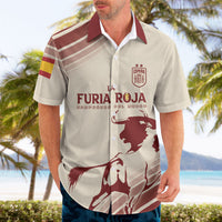 Spain La Roja Custom Hawaiian Shirt Campeones del Mundo - Away Color