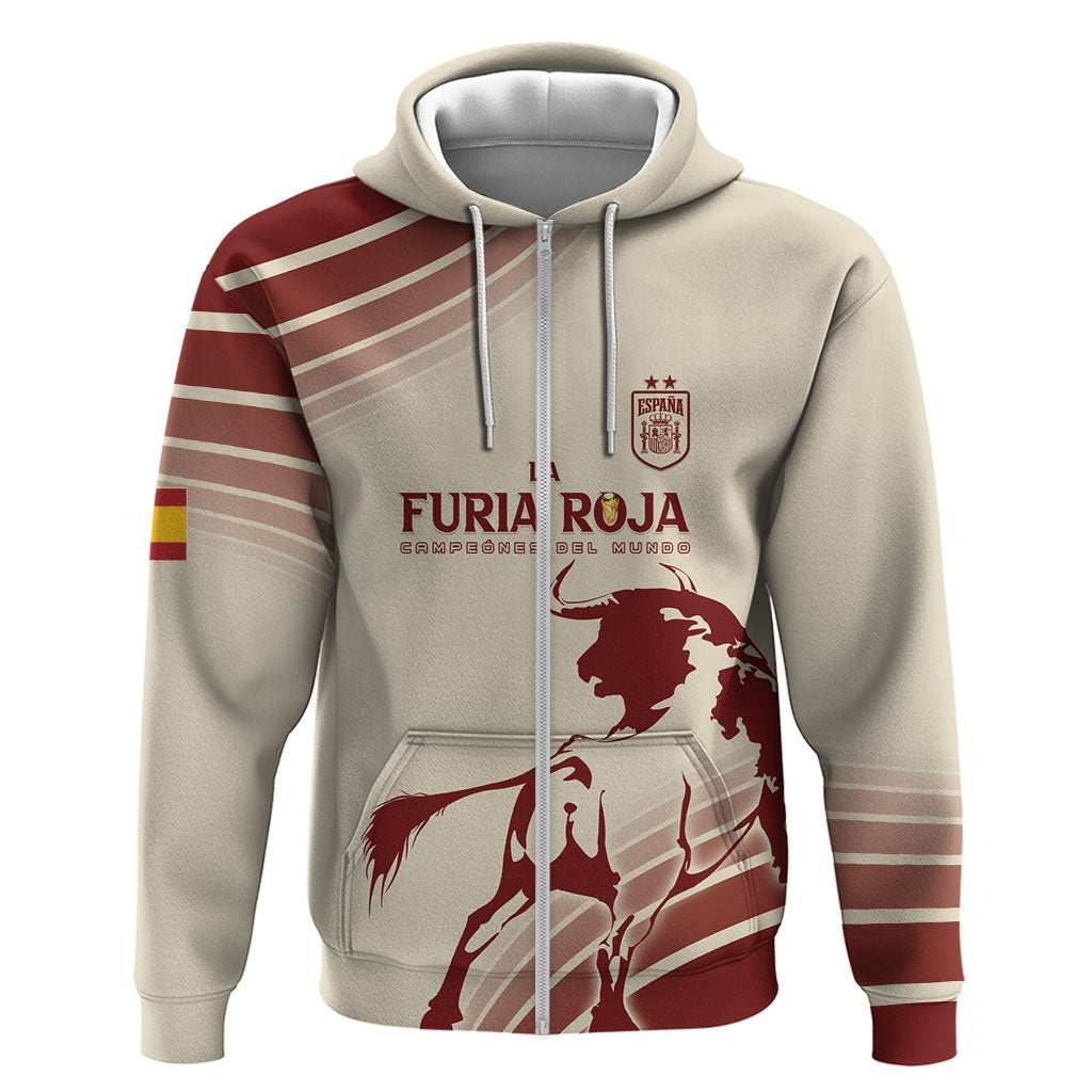 Spain La Roja Custom Hoodie Campeones del Mundo - Away Color