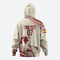 Spain La Roja Custom Hoodie Campeones del Mundo - Away Color