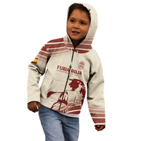 Spain La Roja Custom Kid Hoodie Campeones del Mundo - Away Color