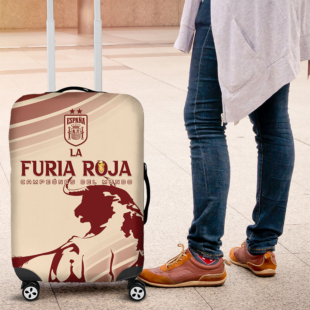 Spain La Roja Luggage Cover Campeones del Mundo - Away Color