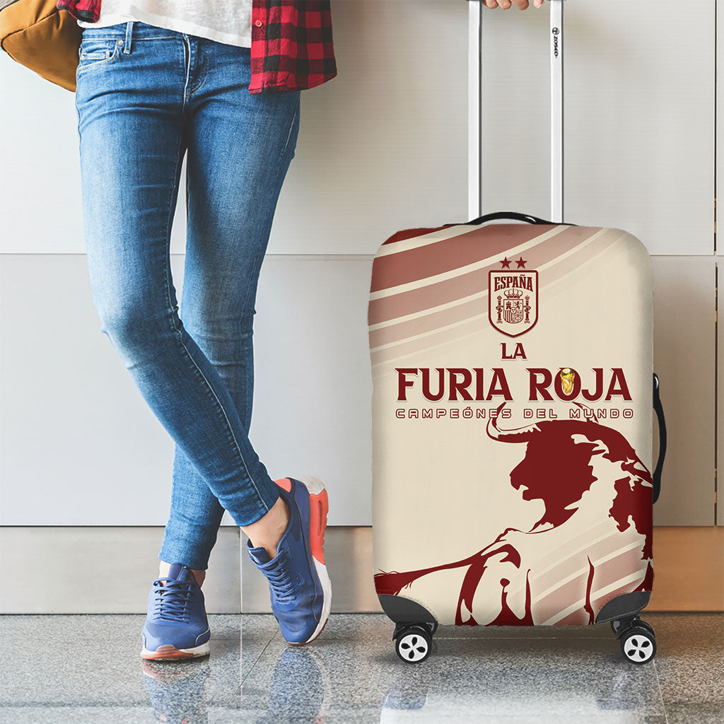 Spain La Roja Luggage Cover Campeones del Mundo - Away Color