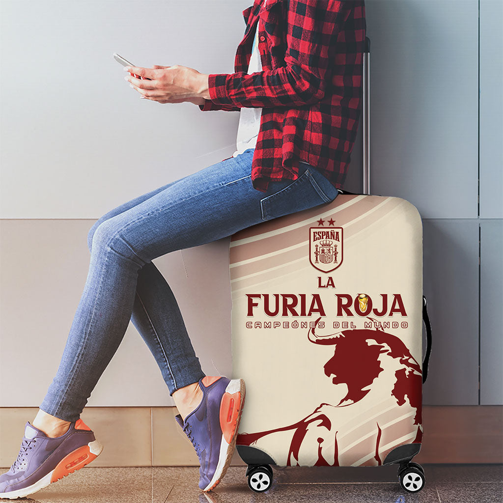 Spain La Roja Luggage Cover Campeones del Mundo - Away Color