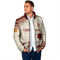Spain La Roja Custom Padded Jacket Campeones del Mundo - Away Color