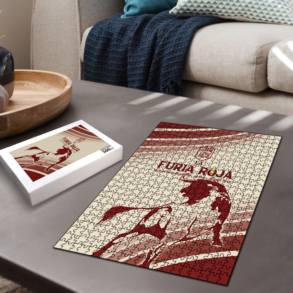 Spain La Roja Puzzle Campeones del Mundo - Away Color