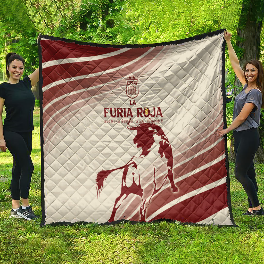 Spain La Roja Quilt Campeones del Mundo - Away Color