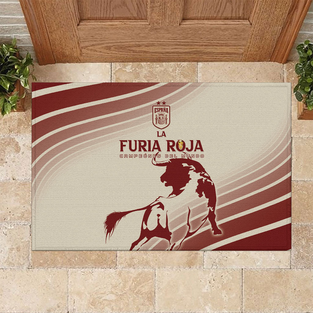 Spain La Roja Rubber Doormat Campeones del Mundo - Away Color