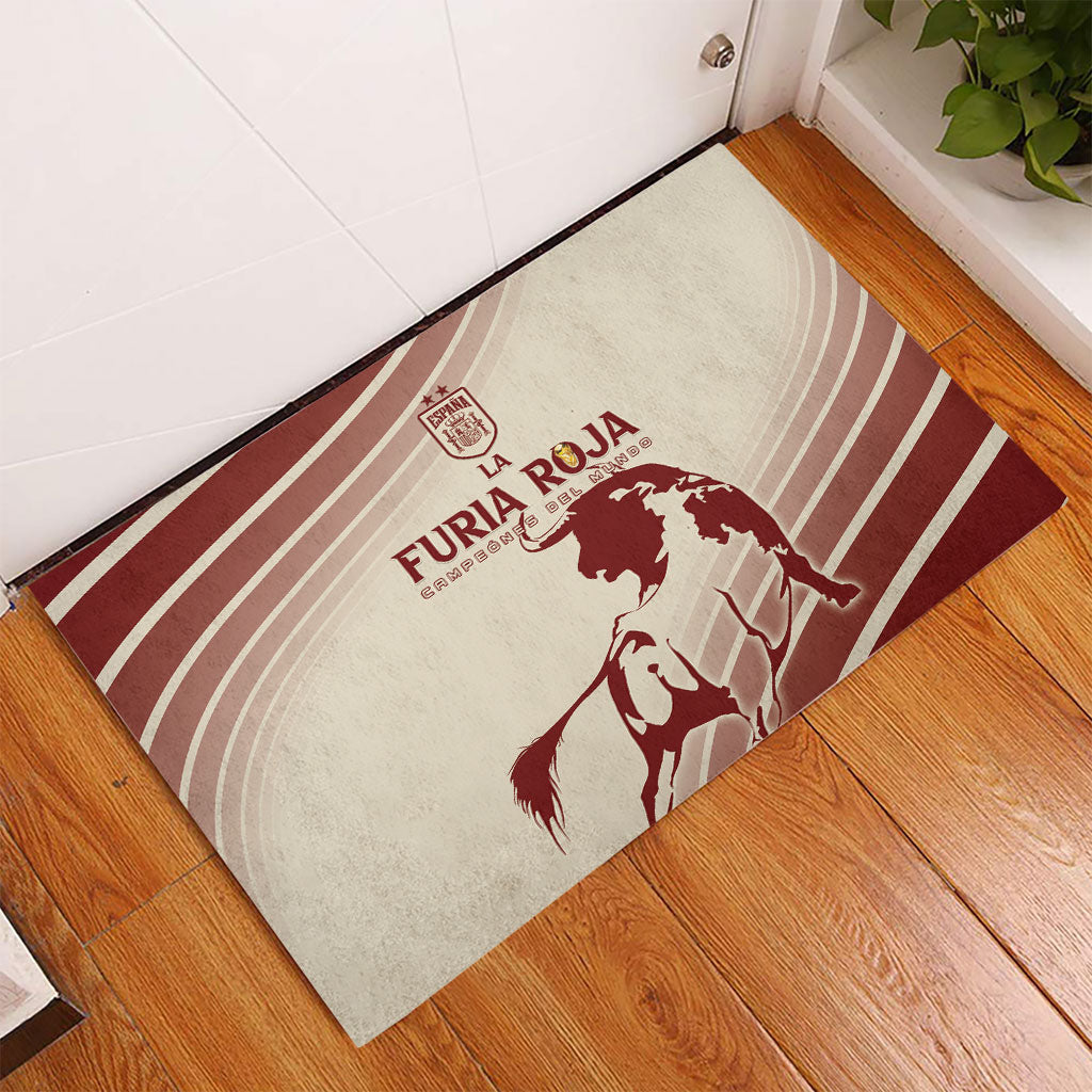Spain La Roja Rubber Doormat Campeones del Mundo - Away Color