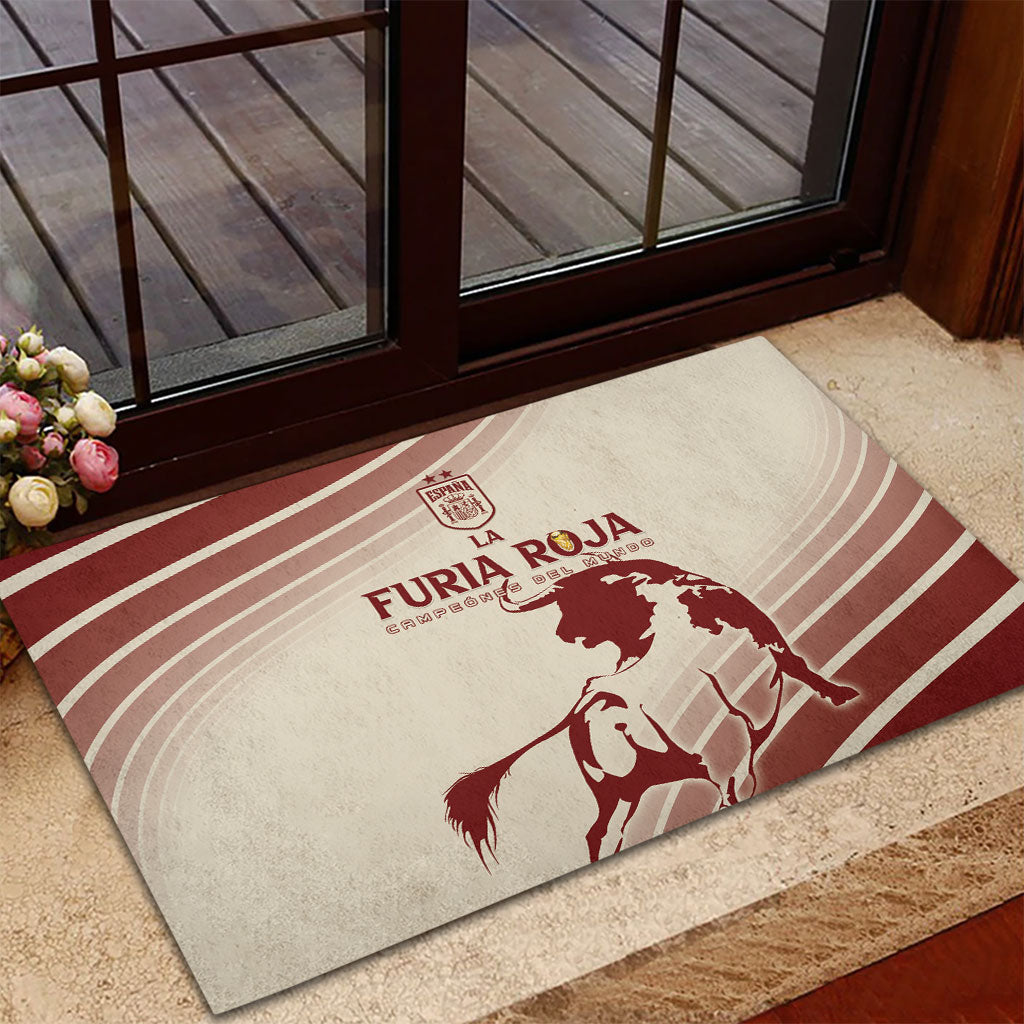 Spain La Roja Rubber Doormat Campeones del Mundo - Away Color