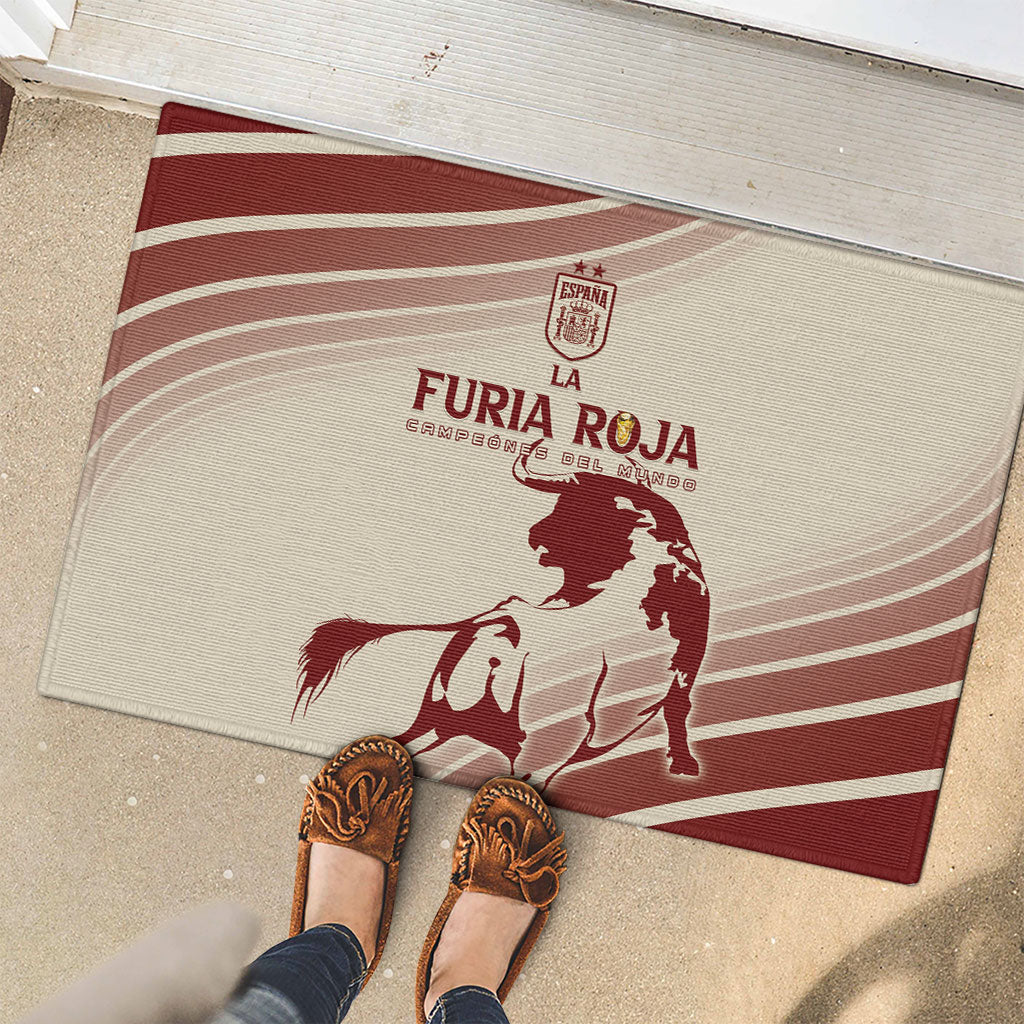 Spain La Roja Rubber Doormat Campeones del Mundo - Away Color
