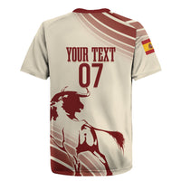 Spain La Roja Custom Rugby Jersey Campeones del Mundo - Away Color