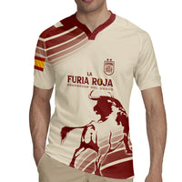 Spain La Roja Custom Rugby Jersey Campeones del Mundo - Away Color