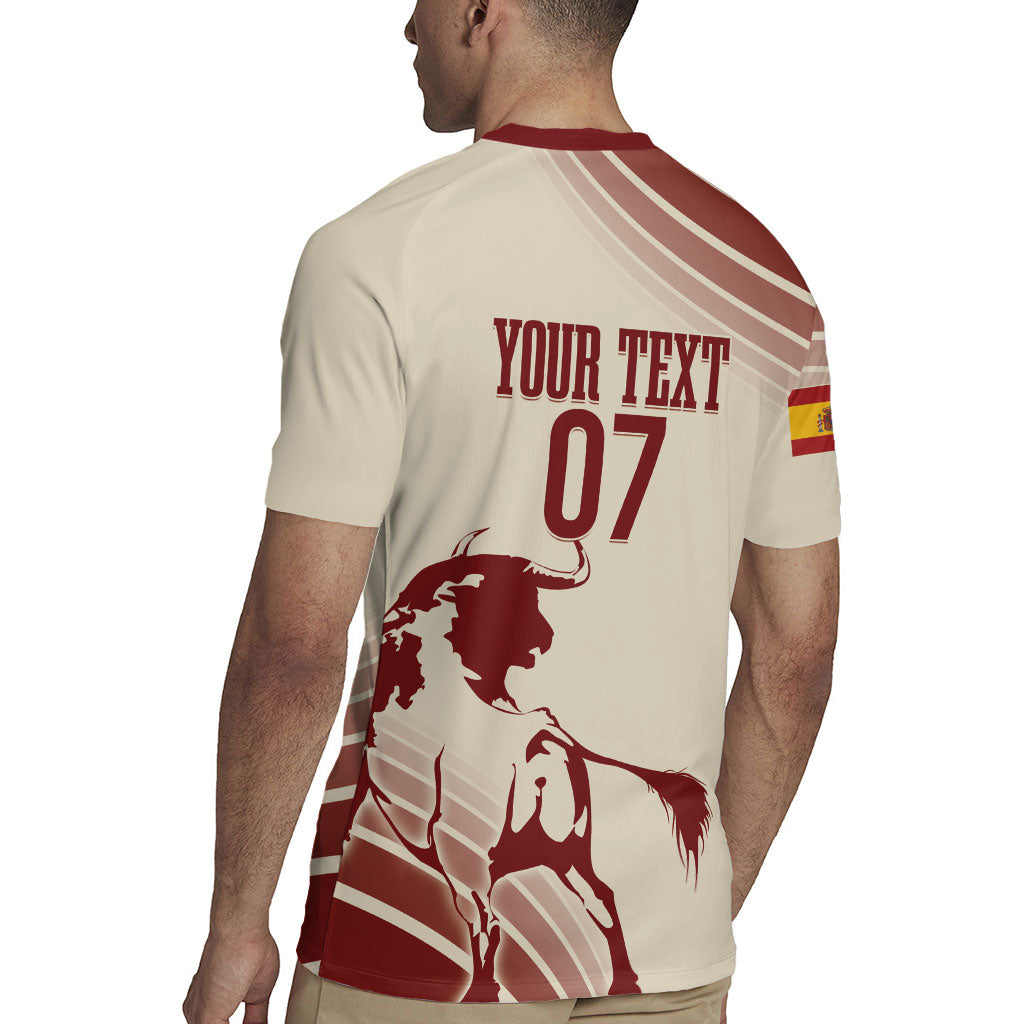 Spain La Roja Custom Rugby Jersey Campeones del Mundo - Away Color