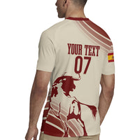 Spain La Roja Custom Rugby Jersey Campeones del Mundo - Away Color
