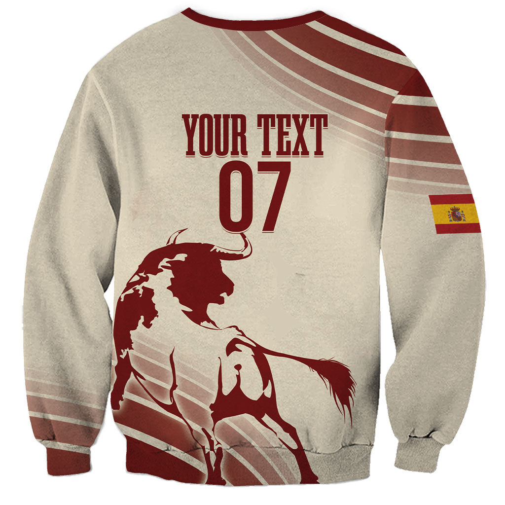Spain La Roja Custom Sweatshirt Campeones del Mundo - Away Color
