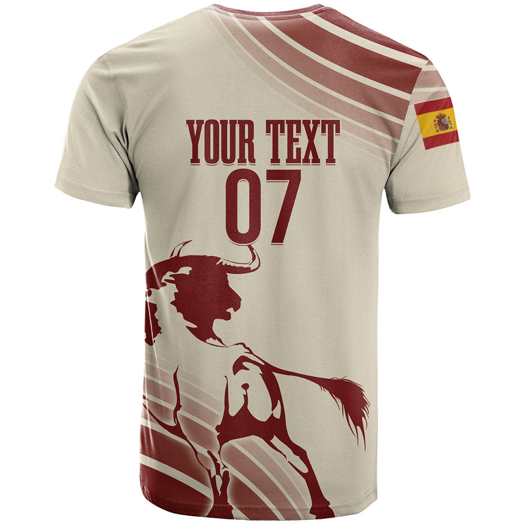 Spain La Roja Custom T Shirt Campeones del Mundo - Away Color