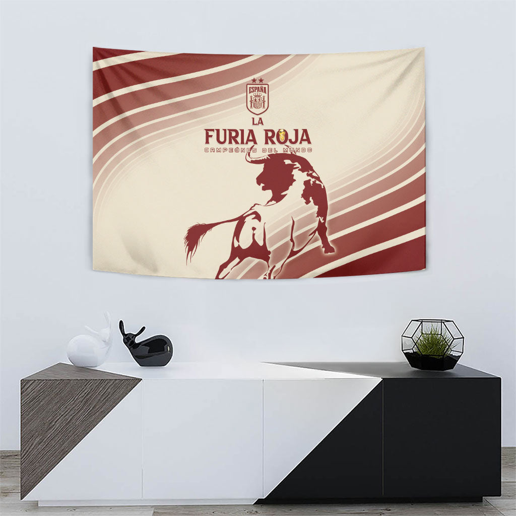 Spain La Roja Tapestry Campeones del Mundo - Away Color