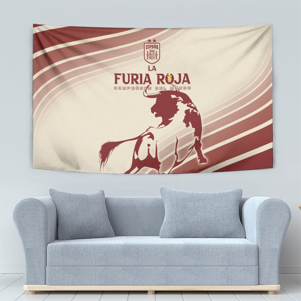Spain La Roja Tapestry Campeones del Mundo - Away Color