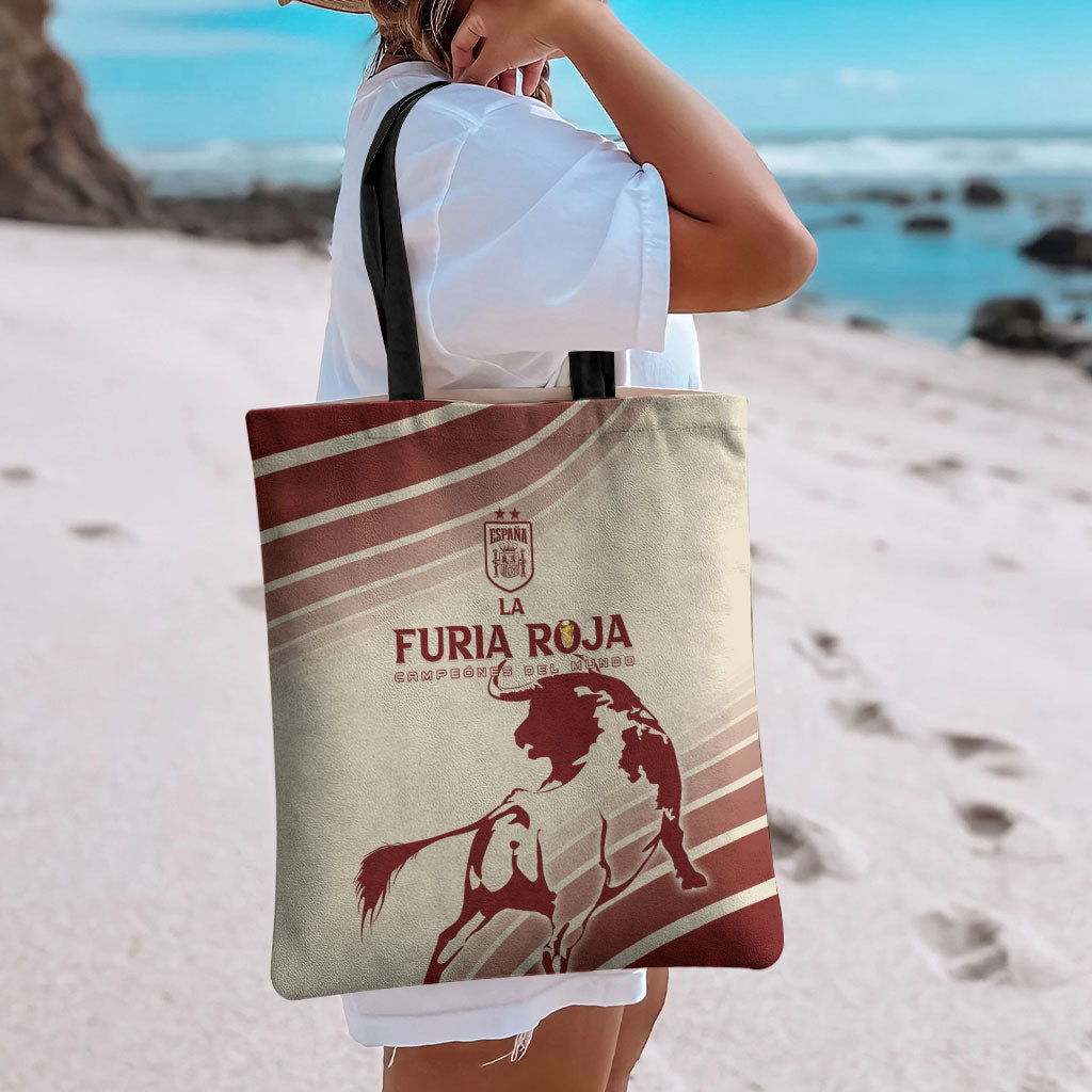 Spain La Roja Tote Bag Campeones del Mundo - Away Color