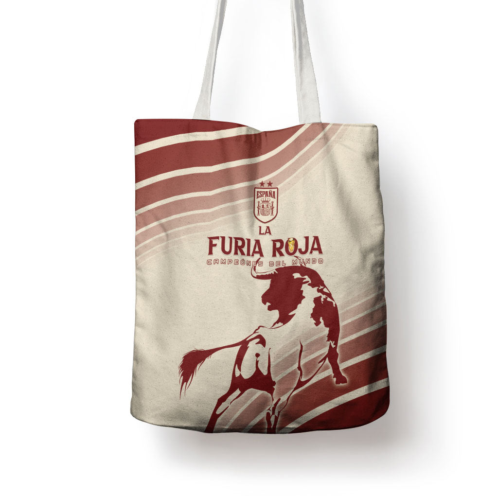 Spain La Roja Tote Bag Campeones del Mundo - Away Color