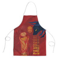 La Furia Roja Espana Apron Campeones del Mundo 2026