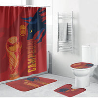 La Furia Roja Espana Bathroom Set Campeones del Mundo 2026