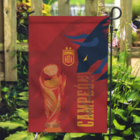 La Furia Roja Espana Garden Flag Campeones del Mundo 2026