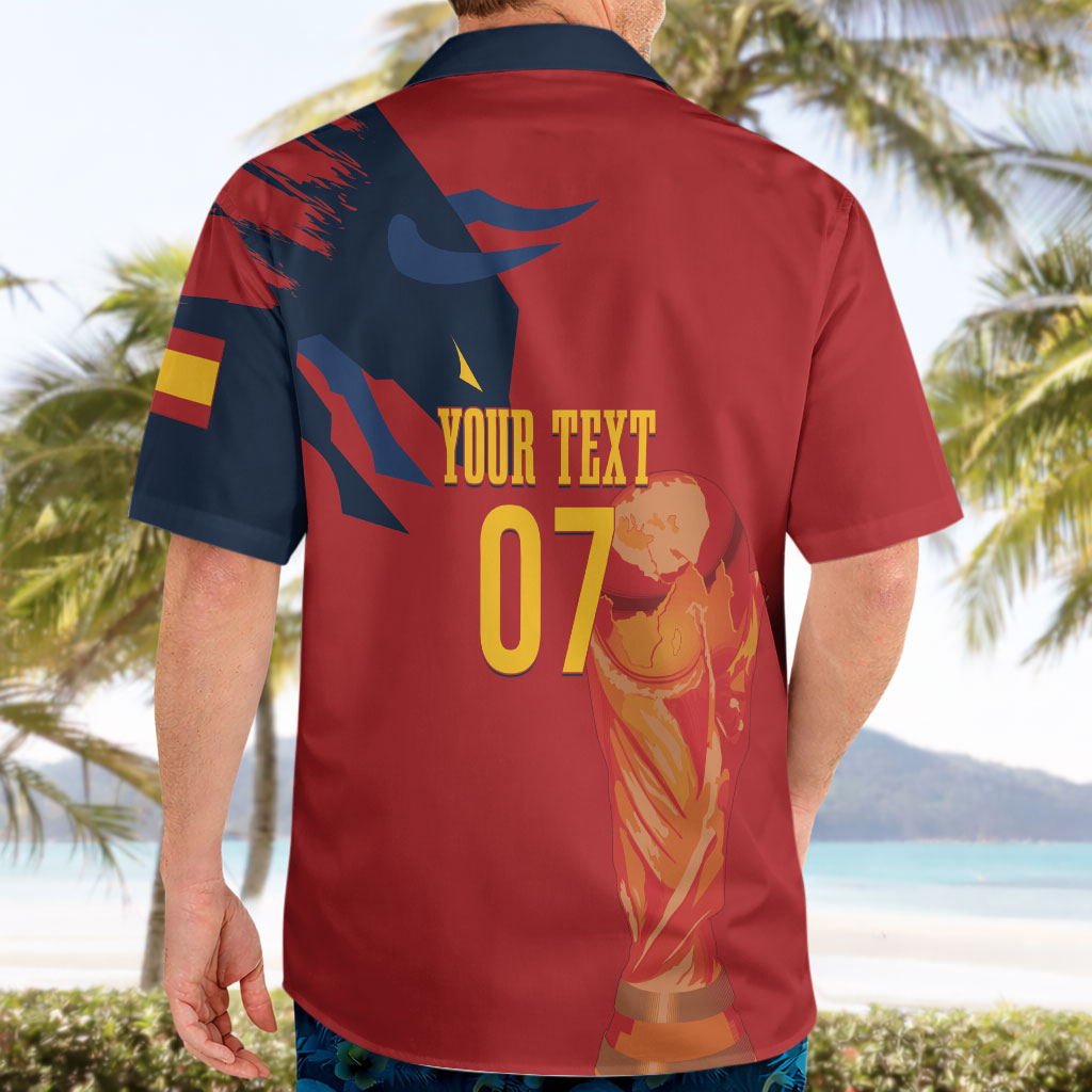 La Furia Roja Espana Custom Hawaiian Shirt Campeones del Mundo 2026