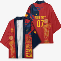 La Furia Roja Espana Custom Kimono Campeones del Mundo 2026