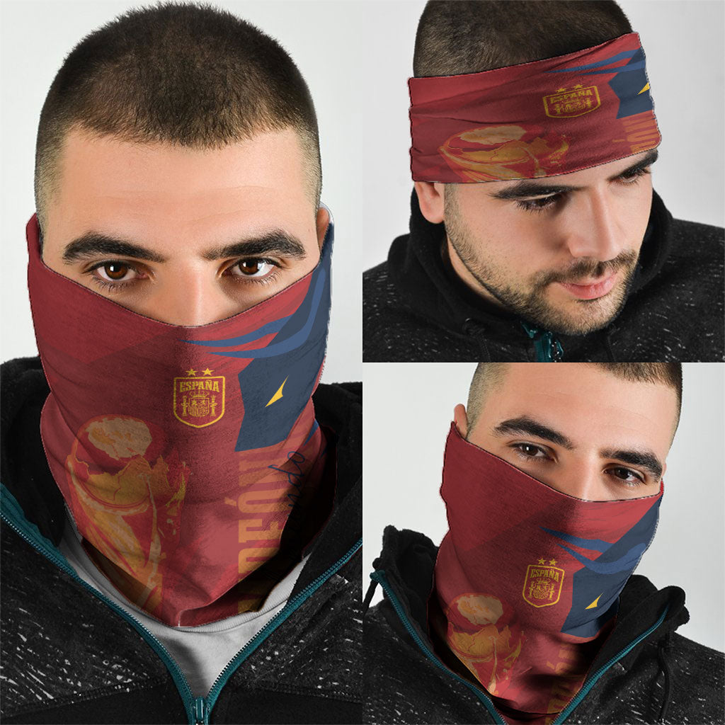 La Furia Roja Espana Neck Gaiter Campeones del Mundo 2026