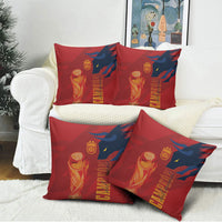 La Furia Roja Espana Pillow Cover Campeones del Mundo 2026