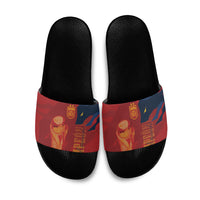La Furia Roja Espana Slide Sandals Campeones del Mundo 2026