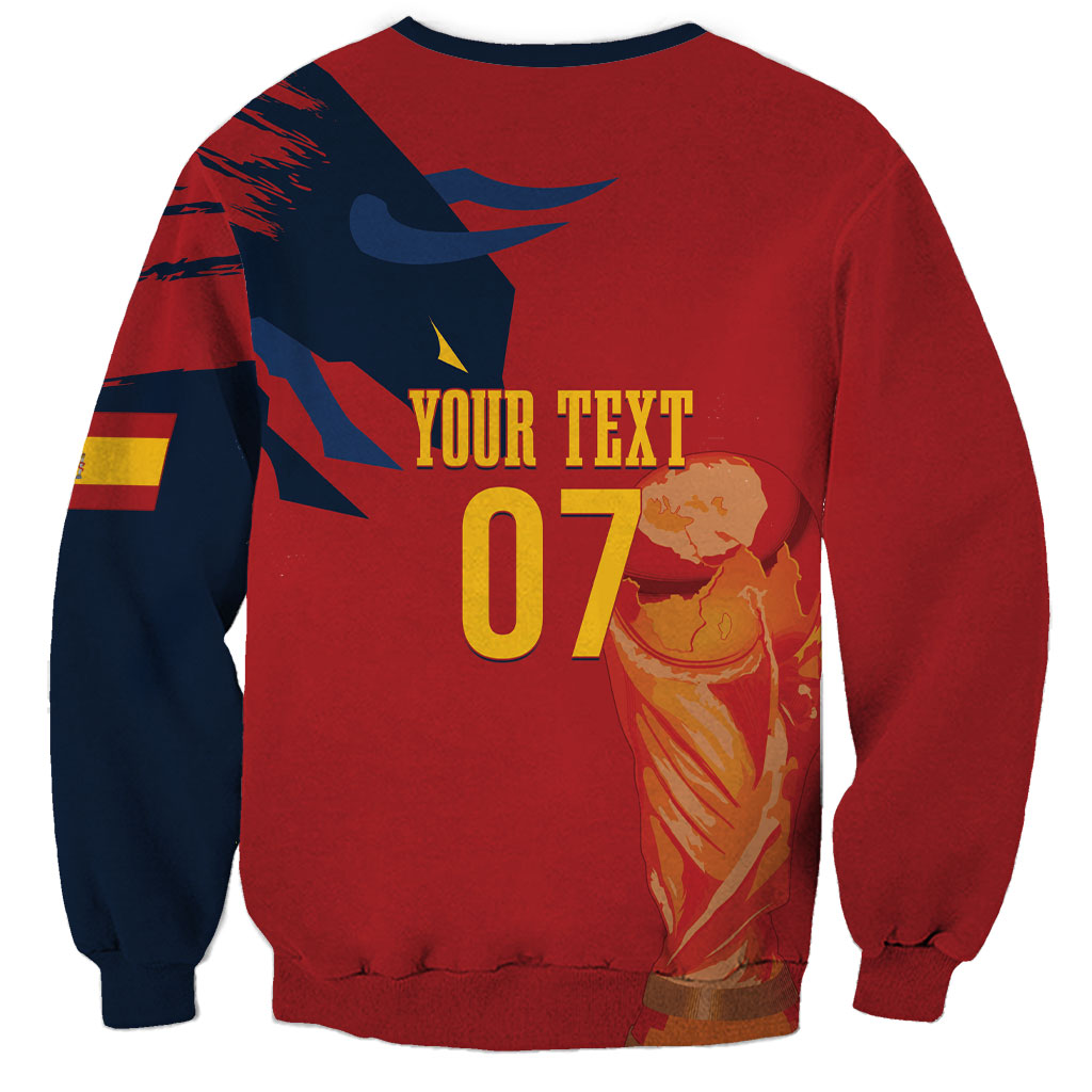 La Furia Roja Espana Custom Sweatshirt Campeones del Mundo 2026