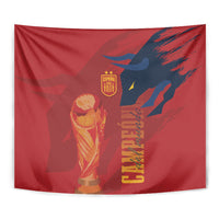 La Furia Roja Espana Tapestry Campeones del Mundo 2026