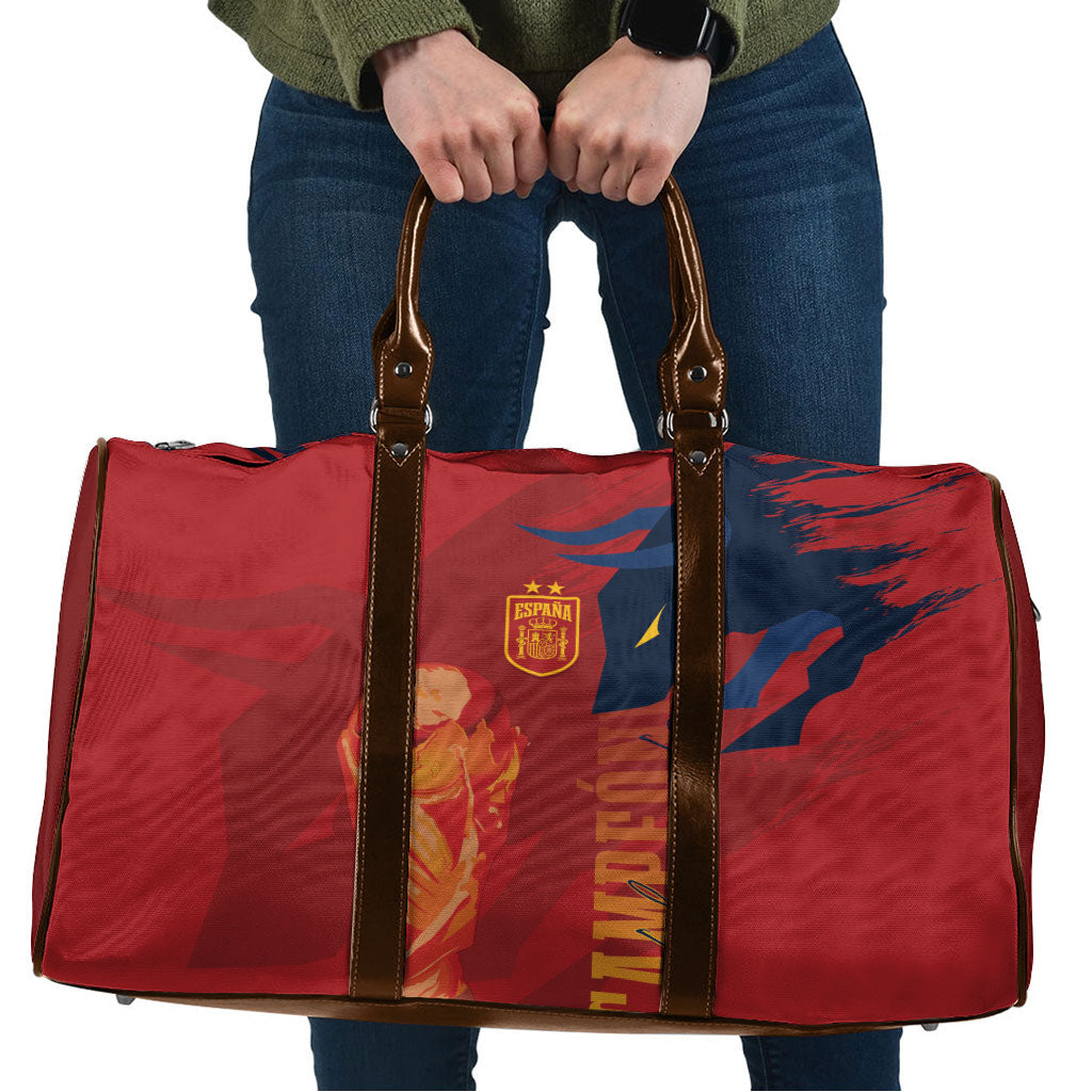 La Furia Roja Espana Travel Bag Campeones del Mundo 2026