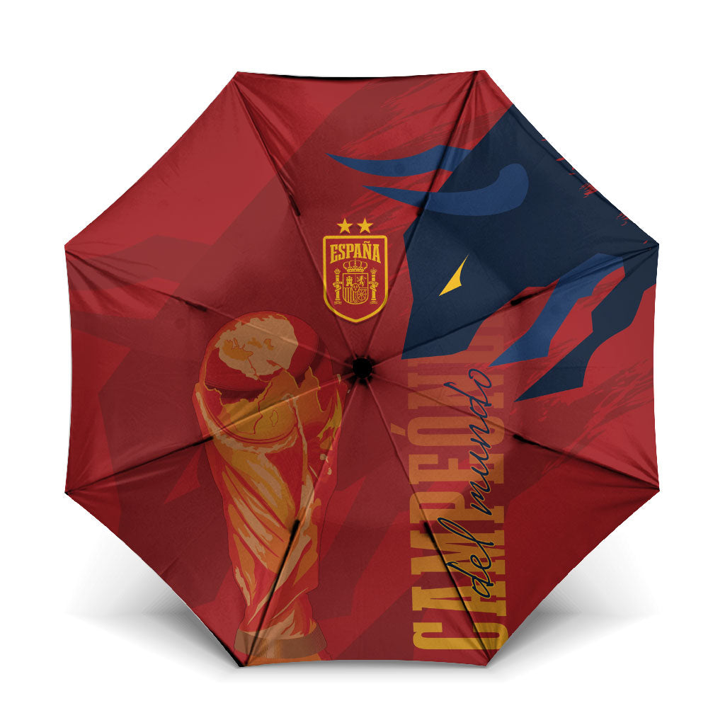 La Furia Roja Espana Umbrella Campeones del Mundo 2026